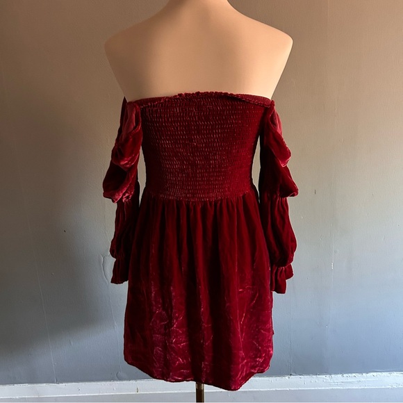 Reformation Red Mini Dress - Picture 5 of 7